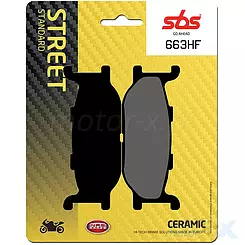 Klocki hamulcowe ceramiczne SBS Ceramic Street 663HF