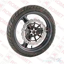 Koło przednie kompletne 3.00x17" Romet Division