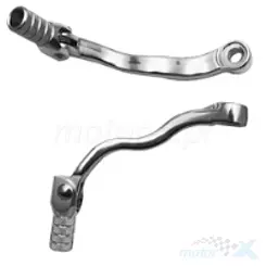 Dźwignia zmiany biegów, srebrna, aluminiowa, M.C. LCA4376 KTM EXC 250/300 05-16, SX 250 05-16, SXF 250 06-12, EXCF 250 07-08