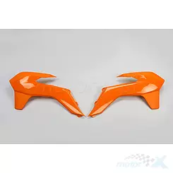 Osłony chłodnicy pomarańczowe UFO Plast KTM SX / SX-F / EXC / EXC-F 13-16