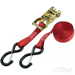 Pas transportowy 2.4cm x 366cm, max 682kg, czerwony, WM Motor
