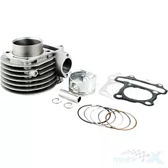 Cylinder kompletny 61.00mm 180cc, żeliwo, sworzeń 15mm, 152QMI/157QMJ (GY6 125-150) 4T