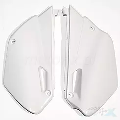 Osłony tylne górne komplet białe UFO Plast Yamaha YZ 80 / YZ 85 02-14