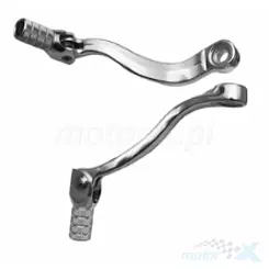 Dźwignia zmiany biegów, srebrna, aluminiowa, kocówka stalowa, M.C. LCA4381 KTM SX 125/150 16-17, XC-W 125 17, SXF 450 16-17, EXC 450/500 17