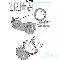 Mocowanie TANKLOCK Kappa Honda CB 500 F / Honda CB 650 F / Honda Crosstourer 1200
