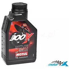 Olej silnikowy MOTUL 300V Road Racing syntetyczny 4T 5W40 1L