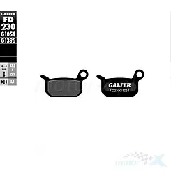 Klocki hamulcowe Galfer Semi Metal Street FD230G1054