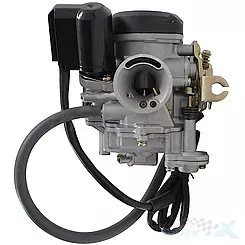 Gaźnik, przepustnica 16.4mm, plastikowa pokrywka, Power Force Tuning, 139QMB 4T AC