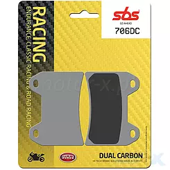 Klocki hamulcowe  karbonowe SBS Dual Carbon Racing 706DC