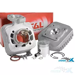 Cylinder kompletny z głowicą 50cc Kit Airsal T6 Peugeot AC vertical 