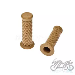 Manetki komplet  7/8"+1" 124mm jasny brąz