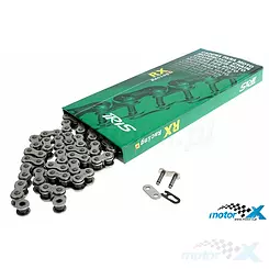 Łańcuch napędowy 428RX, do 250ccm, czarny, Iris [grupa]
