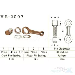 Korbowód Vesrah VA-2007