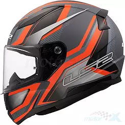 Kask integralny LS2 FF353 Rapid II Flitz Matowy Pomarańczowy-Szary