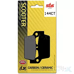 Klocki hamulcowe  karbonowe SBS Dual Carbon Scooter 144CT