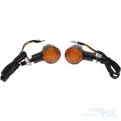 Kierunkowskazy LED, Harley, czarne, 2 sztuki