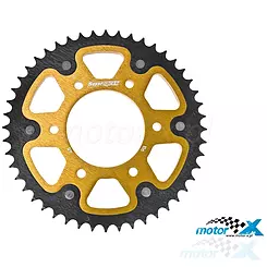 Zębatka tylna Supersprox Stealth 428, złota, 48z, Yamaha MT 125 14-15 / YZF R 125 08-15