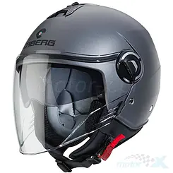 Kask motocyklowy otwarty, szary (mat), Caberg Riviera V4X 