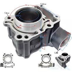 Cylinder goły Voge 125 R