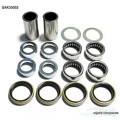 Zestaw naprawczy wahacza, tuleje 2 sztuki 17x22x39mm, 4 sztuki 22x28x12mm Bearing Worx SAK35003 (28-1125)