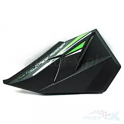 Osłona boczna prawa zielona Barton Hyper 125