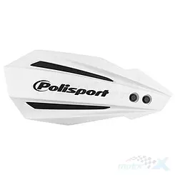 Osłony dłoni, handbary, uniwersalne, białe, Polisport Bullit