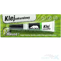 Klej sekundowy kropelka mocny