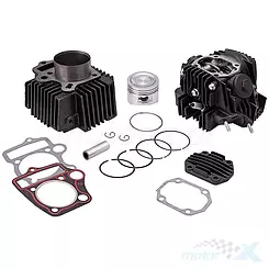 Cylinder kompletny z głowicą, 51.50mm 110cc, sworzeń 13mm, Moretti Parts, 152FMH 4T