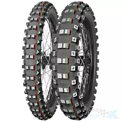 Opona motocyklowa offroad Mitas 80/100-12 TERRA FORCE-MX MH 50M (czerwono zielony pasek) TT tył