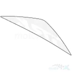Naklejka osłony zbiornika paliwa prawa Benelli TRK 702 Pearl White