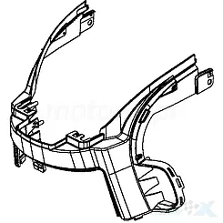 Osłona centralna pod siedzeniem kremowy 18P Kymco Like