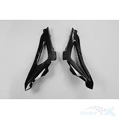 Osłony chłodnicy czarne UFO Plast Husqvarna CR / WR / TC / TE 05-07