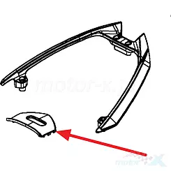 Łącznik osłon tylnych biały J8F Kymco Xciting