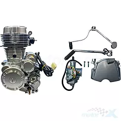 Silnik kompletny 250ccm z gaźnikiem PZ30, 5 biegów, 16FMM 4T AC