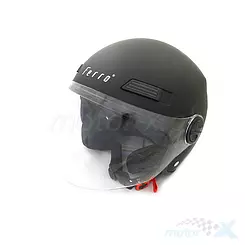 Kask otwarty, Ferro 809L Matowy Czarny