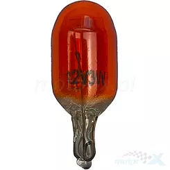 Żarówka W2.1x9.5d 12V 3W, pomarańczowa