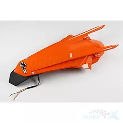 Błotnik tylny pomarańczowy UFO Plast KTM EXC / EXC-F 17-19