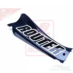Osłona progowa prawa czarna "Router"