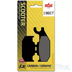 Klocki hamulcowe  karbonowe SBS Dual Carbon Scooter 196CT