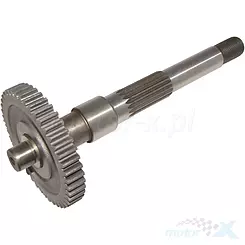Wałek zdawczy przekładni tylnej 192mm 44 zęby 18 frezów 1PE40QMB/1E40QMA/QMB 2T