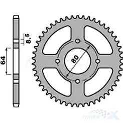 Zębatka tylna PBR 83435F (JTR834.35)