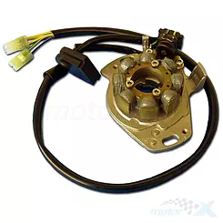 Stator iskrownik, stojan alternatora, alternator, ze światłami, Electrex ST1297L Honda CR 250 97-98