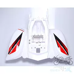 Osłona tylna główna ATV XY150ST AUTOMAT BIAŁY