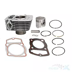 Cylinder kompletny 56.50mm 125cc żeliwo sworzeń 15mm Honda CB125