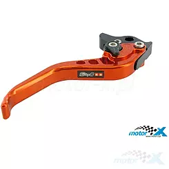 Dźwignia hamulca SSP CNC z regulacją, prawa, pomarańczowa, MBK Nitro / Yamaha Aerox