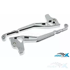 Dźwignie hamulcy SSP CNC Type II, chrom, Peugeot Speedfight (AJP)