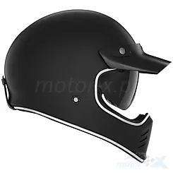 Kask integralny Nox Premium Seventy II Solid Czarny Mat