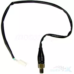 Czujnik stopu hamulca nożnego, gwint 12mm, długość 56cm, Junak M16 125 / M16 320
