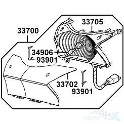 Lampa tylna Kymco Grand Dink 250