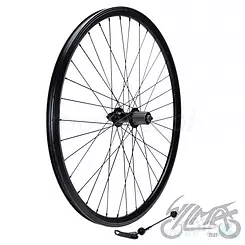 Felga tylna, koło rowerowe 28", ATB, stożek, czarny, kaseta 7 rzędów